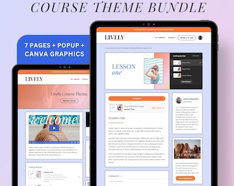 Kajabi Course Template Kajabi Product Theme Kajabi Membership Template Kajabi Template Kajabi Course Template Kajabi Course Theme Template