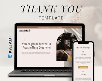 Kajabi Thank You Page Kajabi Coaching Enrollment Confirmation Page Kajabi Purchase Success Page Template Kajabi Coach Landing Page Template