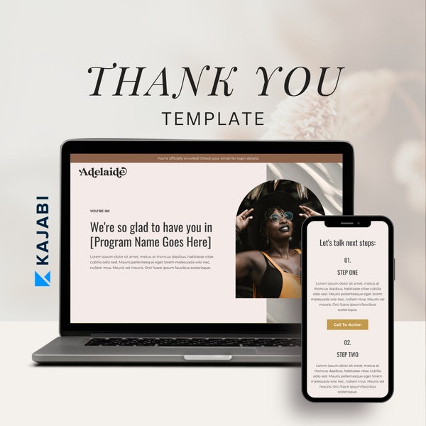 Kajabi Thank You Page Kajabi Coaching Enrollment Confirmation Page Kajabi Purchase Success Page Template Kajabi Coach Landing Page Template