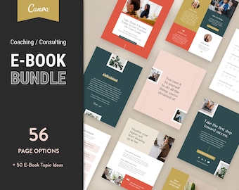 Ebook Templates Canva Ebook Coaching Template Ebook Design Canva Digital Download Template Coach Ebook Template Canva Coaching Ebook Canva