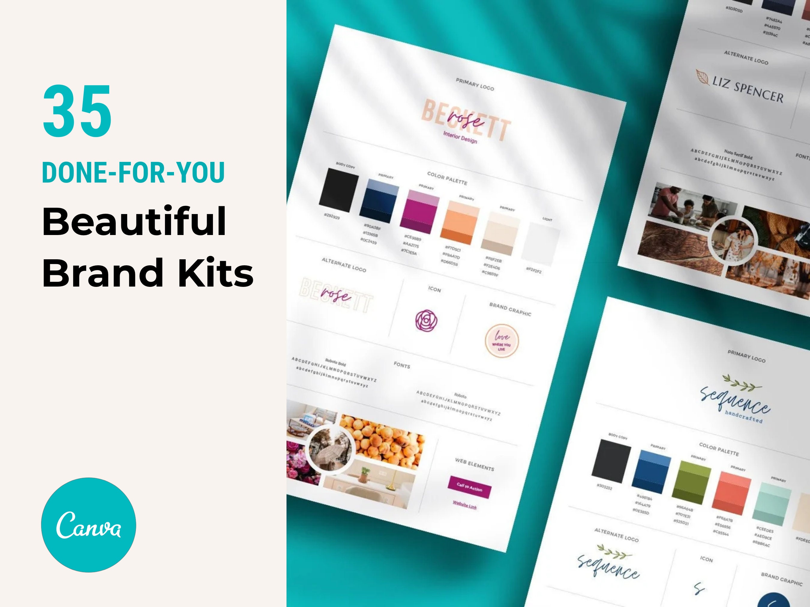Branding Kit Template Canva Brand Kit for Small Business Branding Kit Branding Kit Template Canva Brand Kit for Small Business Branding Kit