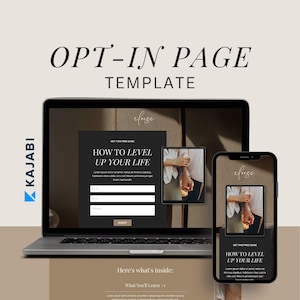 Kajabi Opt-In Page Template: Eloise Lead Magnet Design