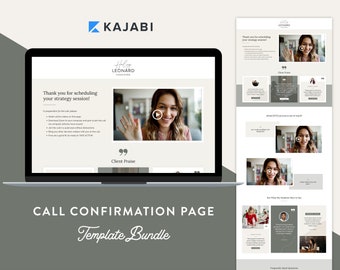 Modèle de page de vente Kajabi Ensemble d'entonnoirs de vente pour coaching de vente Modèle de site Web Kajabi de cours sur le thème Kajabi Modèle de page de destination Kajabi