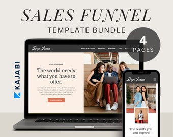 Kajabi Sales Page Template Bundle Kajabi Template Sales Page Kajabi Business Template Product Sales Page Template Kajabi Sales Page Coach