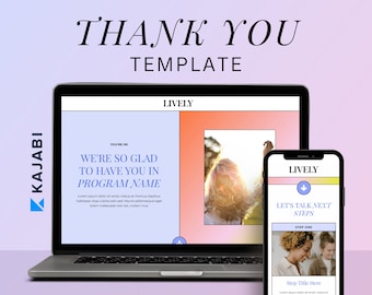 Kajabi Thank You Page Kajabi Coaching Enrollment Confirmation Page Kajabi Purchase Success Page Template Kajabi Coach Landing Page Template