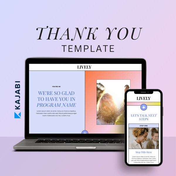 Kajabi Thank You Page Kajabi Coaching Enrollment Confirmation Page Kajabi Purchase Success Page Template Kajabi Coach Landing Page Template