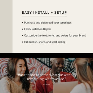 Kajabi Link in Bio Landing Page Kajabi Instagram Links Page Kajabi Links Page Template Kajabi Coach Insta Links Landing Page Template Kajabi zdjęcie 4