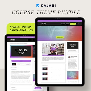 Kajabi Course Template Kajabi Product Theme Kajabi Membership Template Kajabi Template Kajabi Course Template Kajabi Course Theme Template