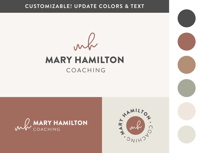 This is a logo design that could be used for many different business logos. But, it's especially suited for therapists, counselors, photographers, and other professionals. Color palette is editable to your preference.Includes alternate logos.