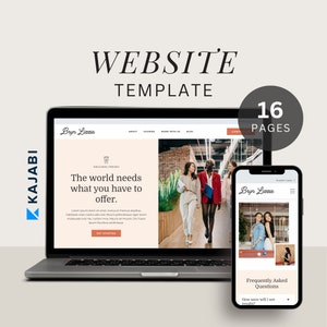 Kajabi Website Template Kajabi Website Theme Kajabi Website Template Coach Kajabi Website Template for Course Creators Kajabi Theme Coaching