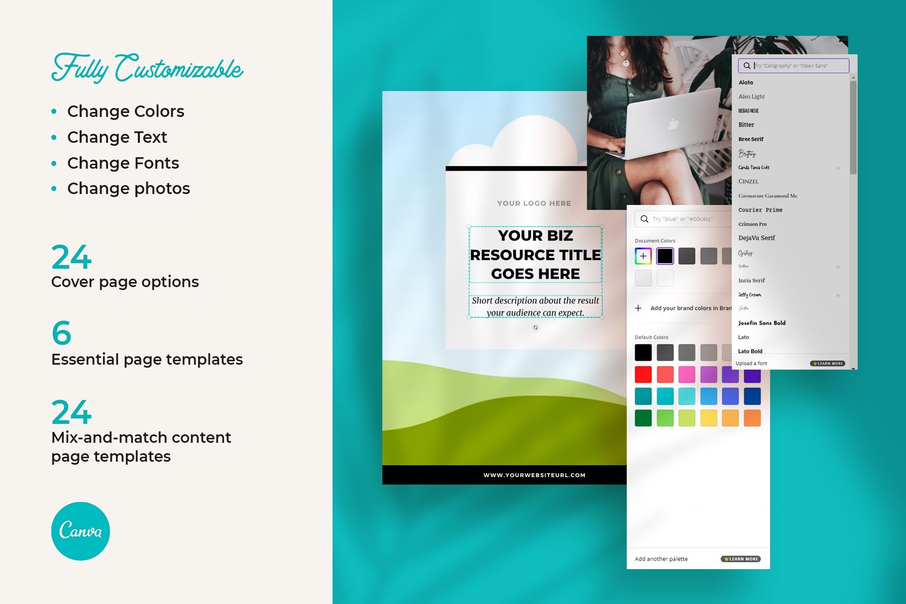 ebook-template-canva-workbook-template-lead-magnet-bundle-etsy-portugal