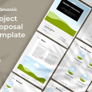 Canva Project Proposal Template: 23-Page Client Proposal (PDF)