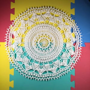 White Crochet Doily