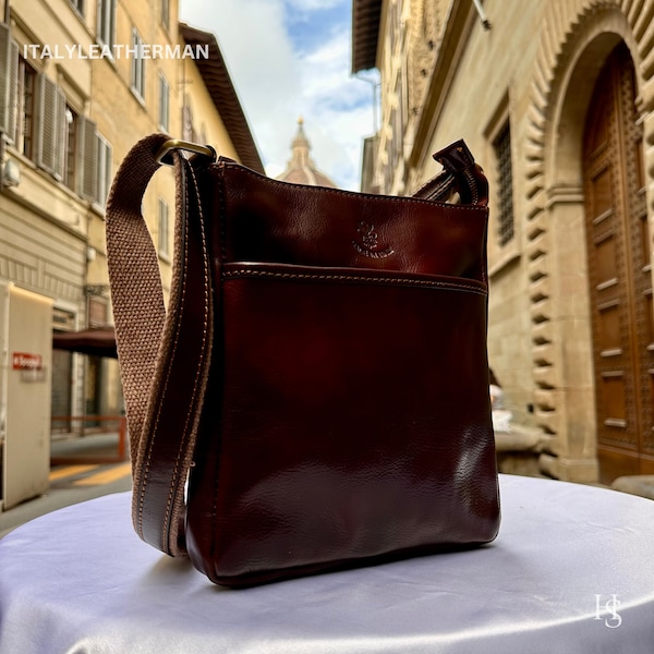 Small Leather Handbags Made in Italy Etsy