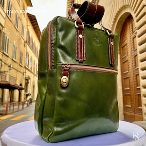 Italian Handmade Leather Backpacks for Men | Elevate Your Style with Exquisite Craftsmanship Made in Italy from Florence