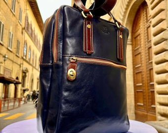 Italian Handmade Leather Backpacks for Men | Elevate Your Style with Exquisite Craftsmanship Made in Italy from Florence