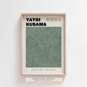 Yayoi Kusama Infinity, Japanese Wall Art, Yayoi Kusama Print, Japanese Print, Yayoi Kusama Poster, Japanese Printable