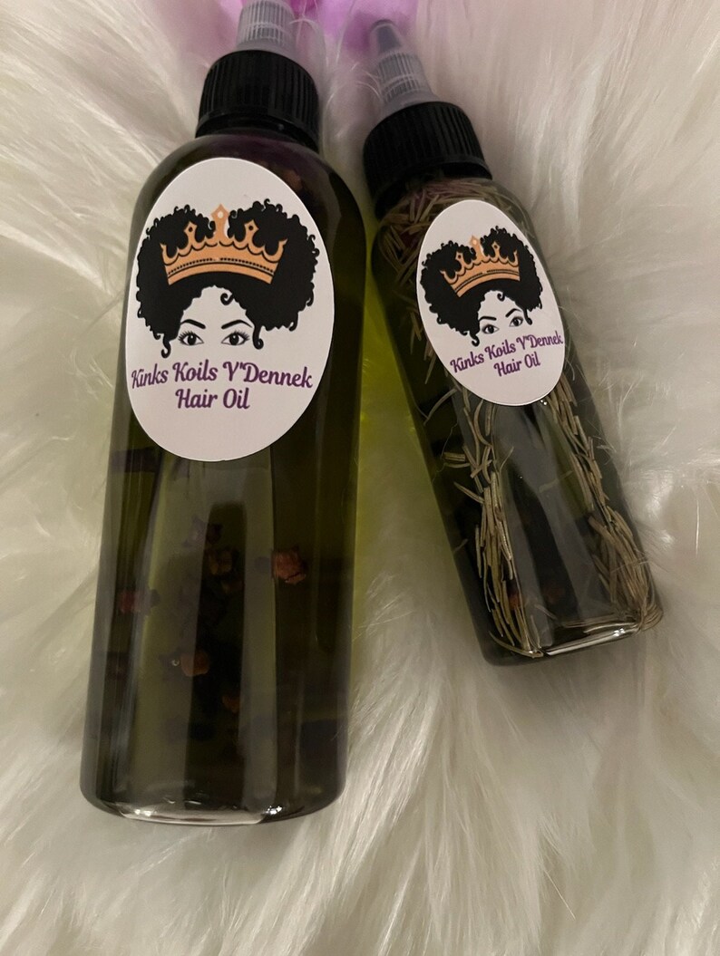 Rosemary& Cloves Hair Growth Oil Etsy