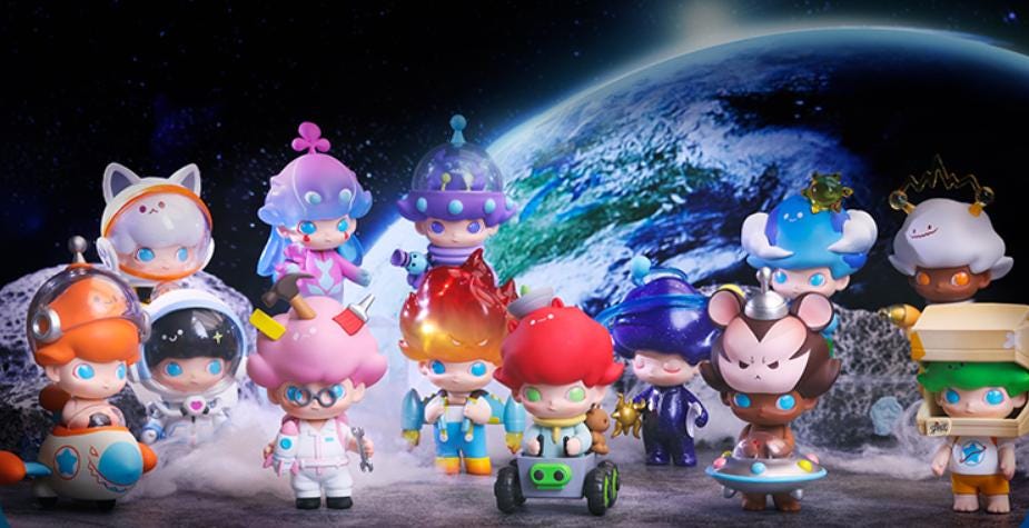 Popmart Dimoo Space Travel Collectable Figurine and Designer Art Toy - Etsy