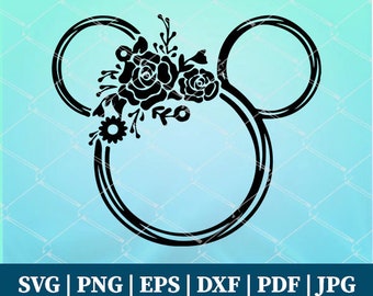 Minnie Mouse Svg Png Pdf AI File Cricut Tshirt File cricut silhouette, INSTANT DOWNLOAD