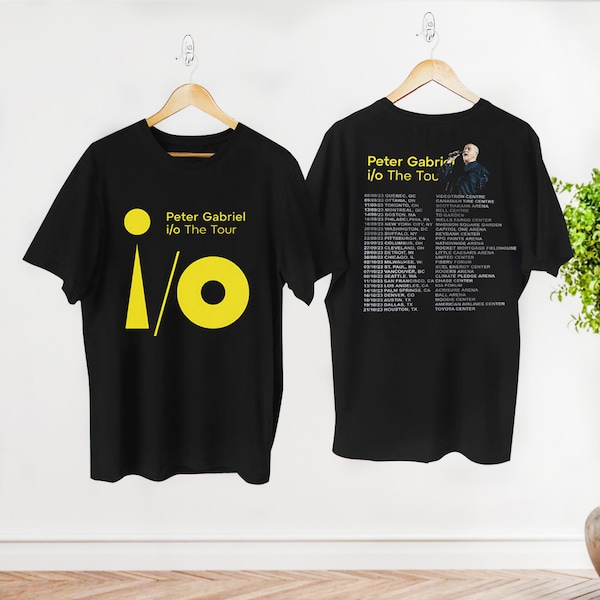 Peter Gabriel i/o The Tour 2023 T-Shirt, Peter Gabriel Concert Merch, Peter Gabriel Fan Gift Shirt, 2023 Tour, Vintage Peter Gabriel Shirt