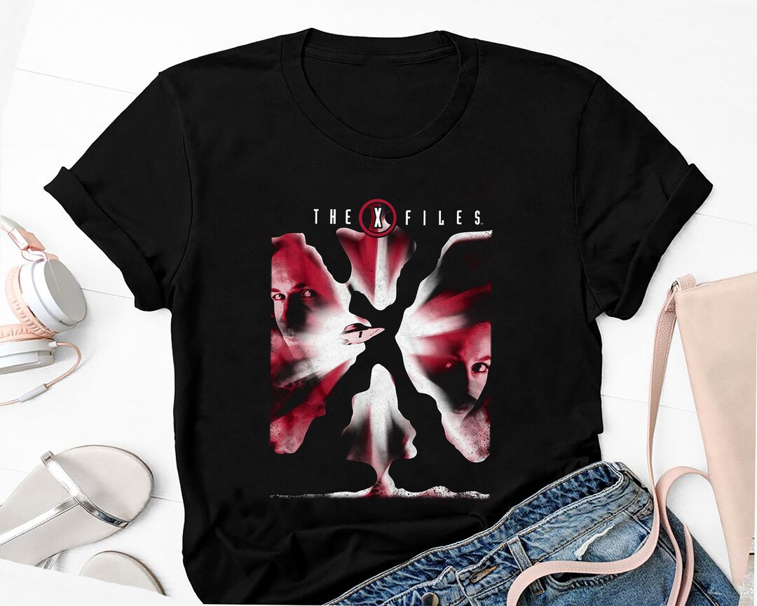 The X Files Red X Tshirt the X Files Shirt Gift for Fan X Etsy