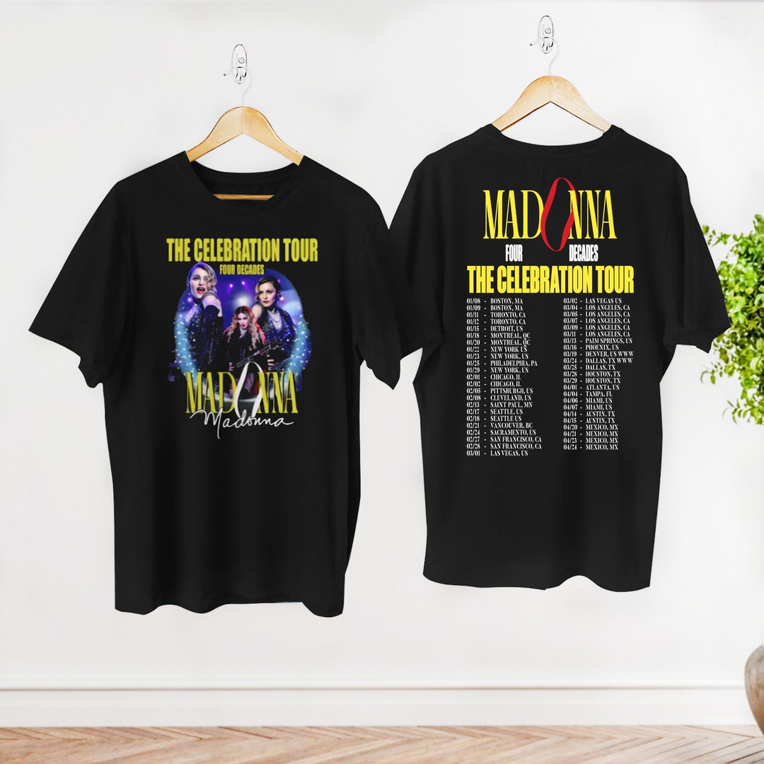 Graphic Madonna 2024 Tour Shirt, Madonna the Celebration Tour Merch