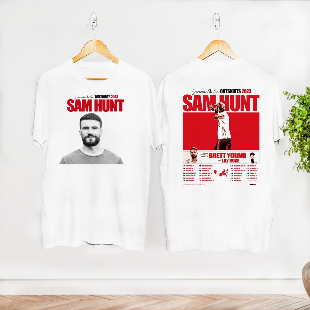 Summer on the Outskirts Sam Hunt 2023 Tour Shirt Sam Hunt Etsy
