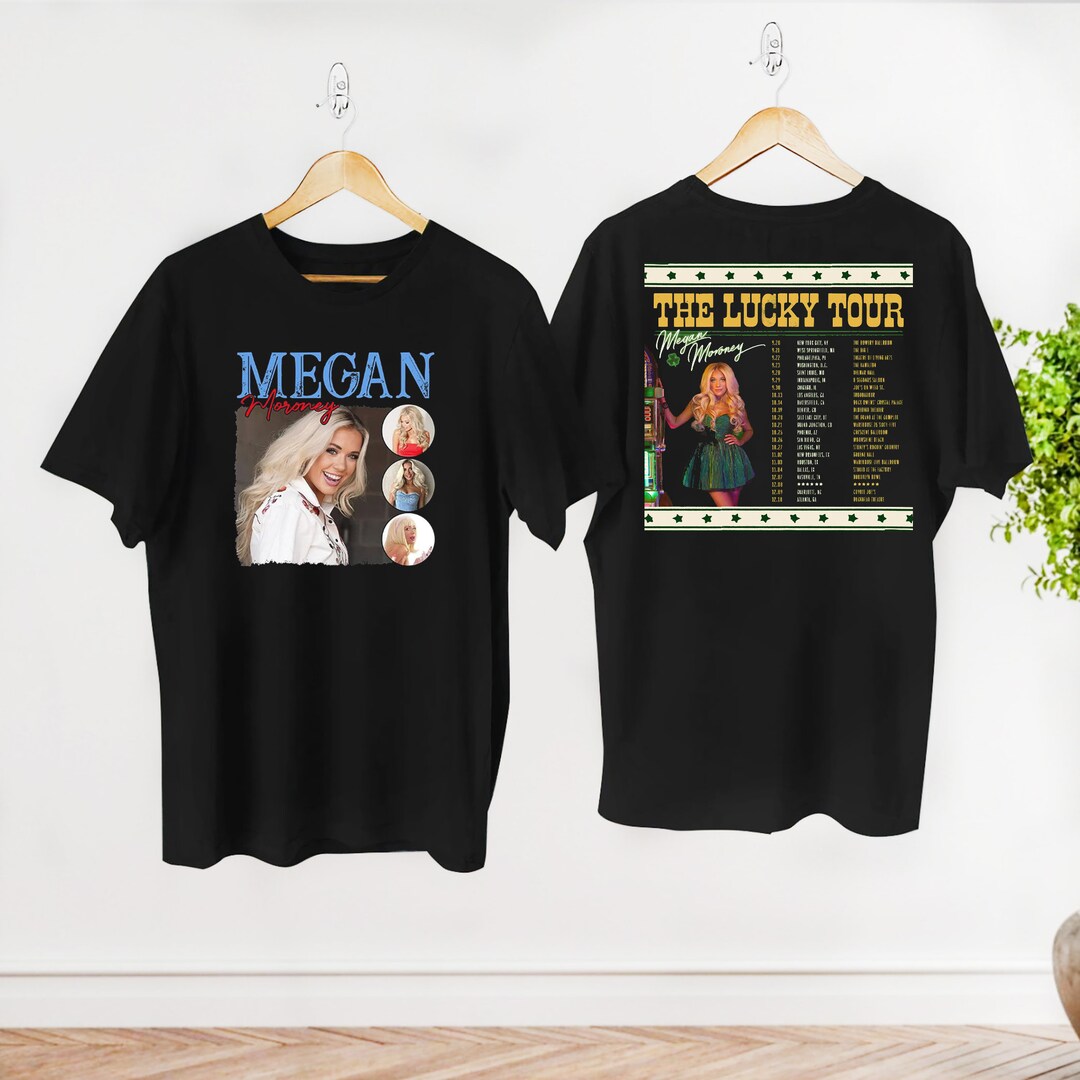 2023 the Lucky Tour Megan Moroney Shirt, Megan Moroney Fan Gift Shirt