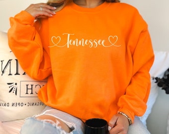 Tennessee Crewneck - Tennessee Vols Football, Volunteers Sweatshirt, TN Vols Sweatshirt, Rocky Top, Tennessee Shirt, Vols Frauen, niedlich, bequem