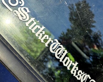 Custom Instagram or TikTok Vinyl Decals, Social Media Sticker for Car, Insta Handle for Vehicle