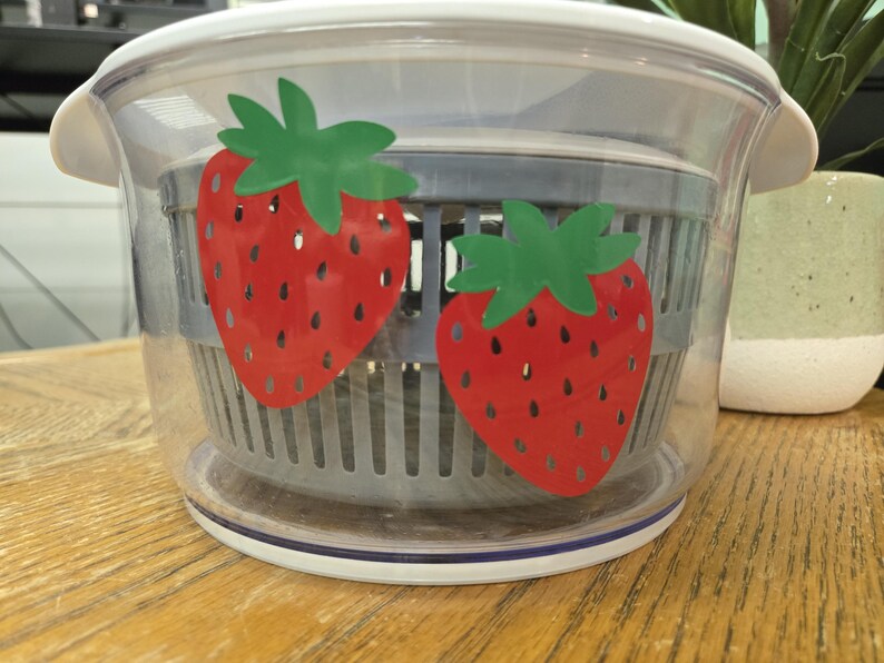 Strawberry Vinyl Decals - Cute Strawberry Car Decals, Sticker for ...