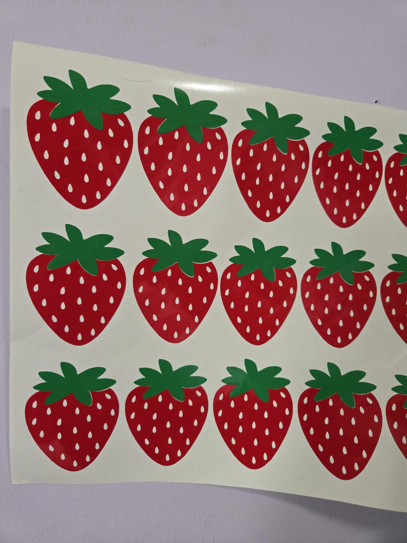Strawberry Vinyl Decals - Cute Strawberry Car Decals, Sticker for ...