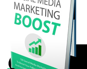 Social Media Marketing Boost Kit: Instagram & Facebook Growth, Engagement Tips, Content Planner, Strategy Guide for Small Business..