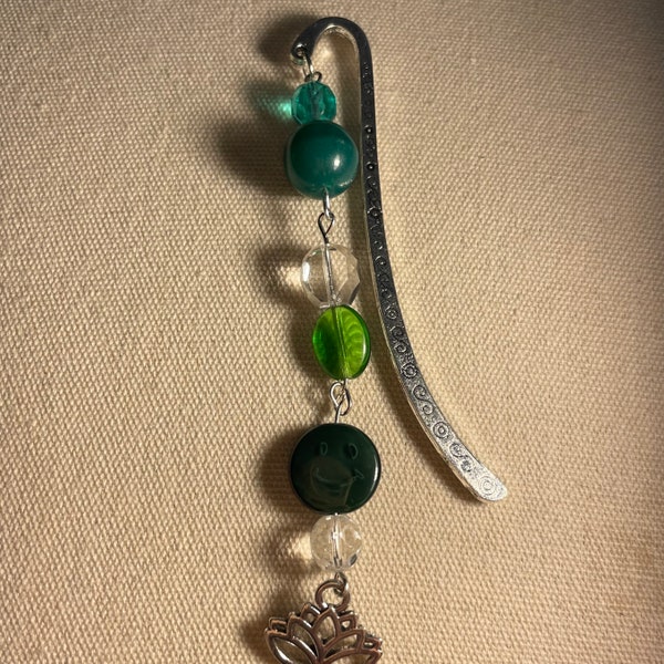 Green beaded bookmark!