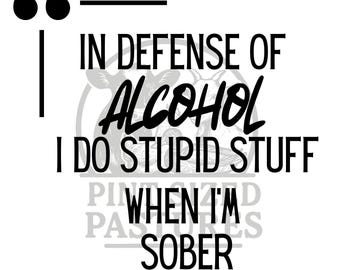 En defensa del alcohol: hago cosas estúpidas cuando estoy sobrio