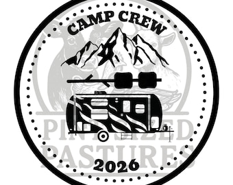 Logotipo de la camiseta de Camp Crew