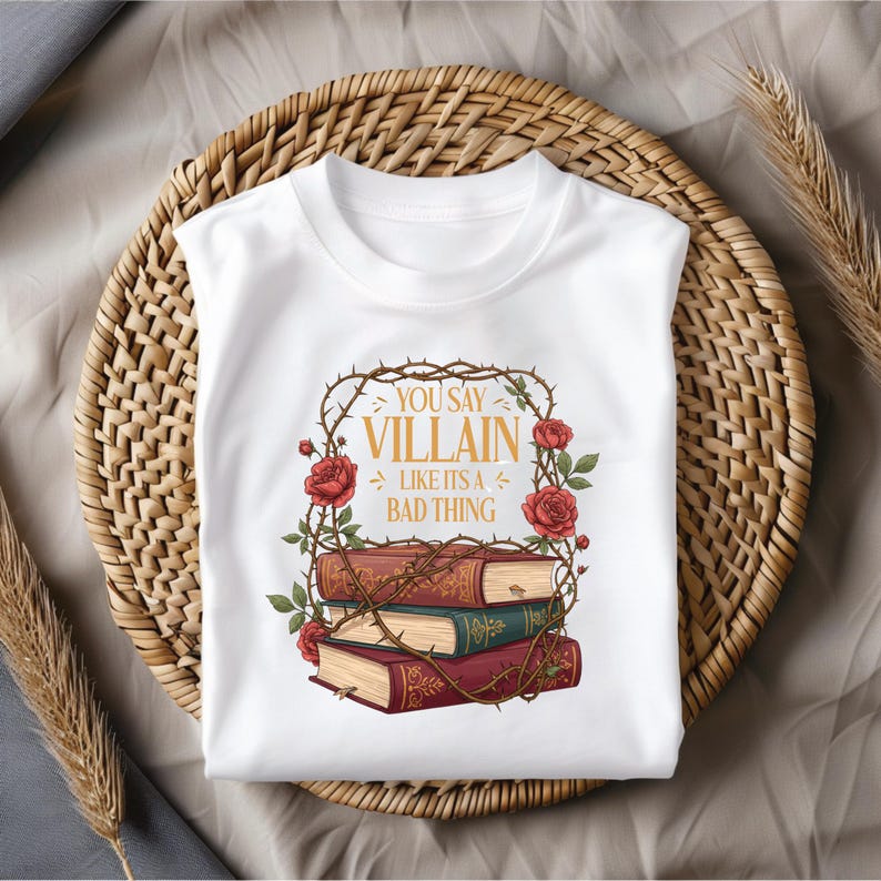 BookTok Villain DTF Transfer: Ready to Press Design image 3