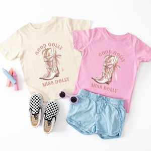 Good Golly Miss Dolly Infant TShirt, Dolly Parton Infant Tee, Western Cowgirl Graphic Tee, Coquette Country Shirt, Rabbit Skins Retro Shirt