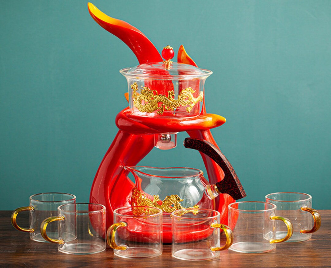 Lazy Glass Tea Brewerkungfu Tea Setfull Semiautomatic Tea Settea Party