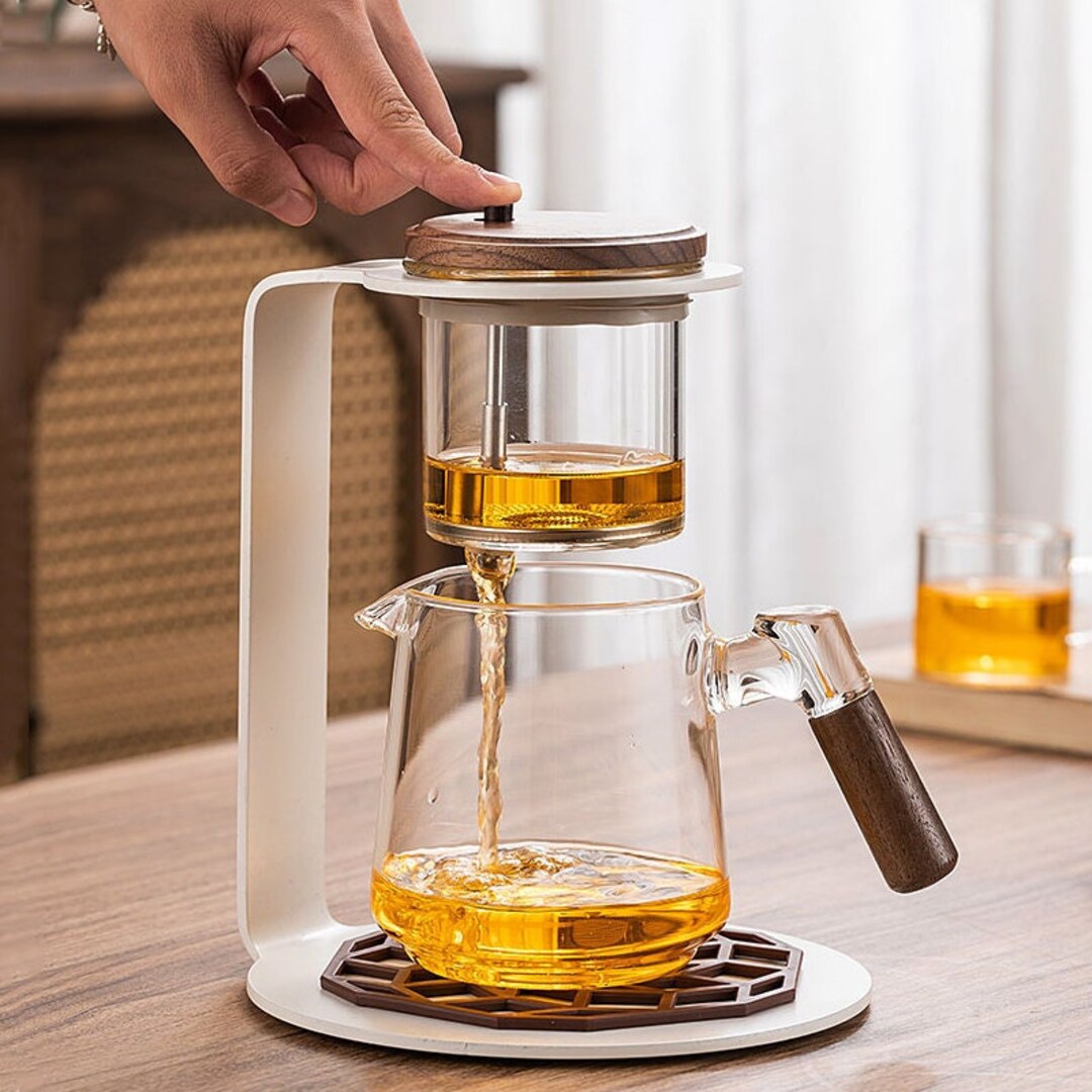 Glass Automatic Tea Set Lazy Tea Set Glass Elegant Cup Afternoon Tea