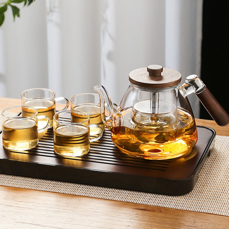 Glass Boiling Tea Kettlehome-steaming Dual-use High-temperature
