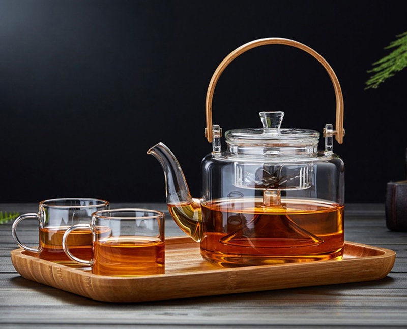 Coffret théière et infuseur en verre Teabloom – Parfait pour le en