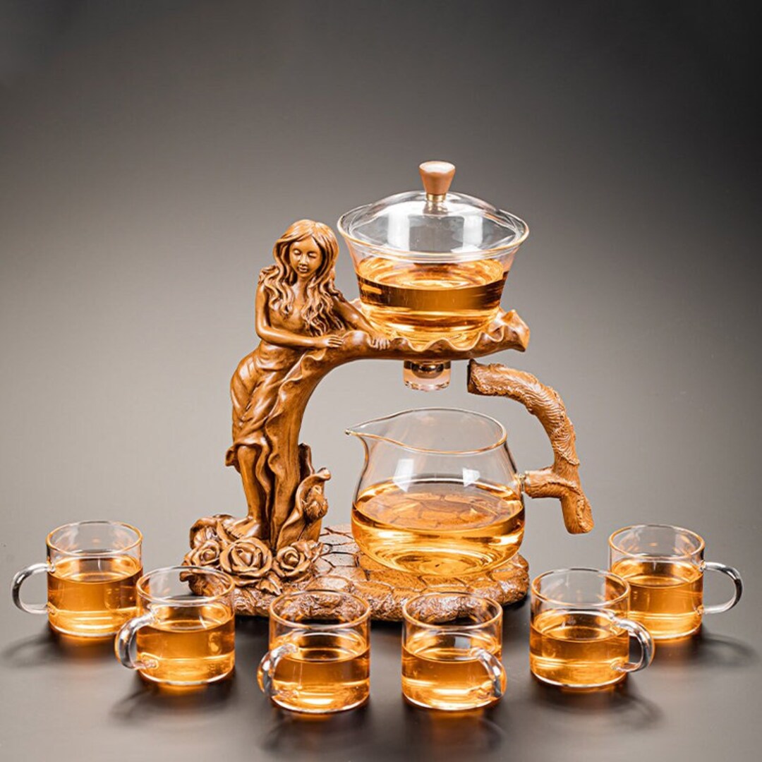 Glass Tea Set Glass Automatic Tea Set Kung Fu Tea Set Tea Making Tool