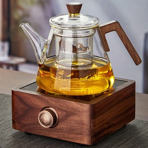 Glass Boiling Tea Kettlehome-steaming Dual-use High-temperature Boiling  Kettleglass Kettleelectric Pottery Stove Tea Set 