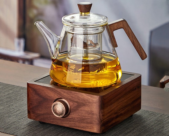 Glass Boiling Tea Kettlehome Use Electric Pottery Stove Tea Boilerhigh  Capacity High Temperature Boiling Kettleglass Kettle Set 