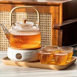Clear Glass Teapot glass tea kettle stove top water kettle 250ml coffee  kettle stovetop tea kettle water milk warmer for home restaurant kitchen