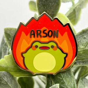 Arson Frog Hard Enamel Pin