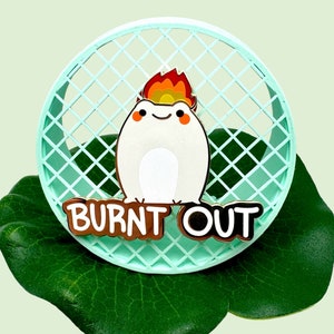 Burnt Out Hard Enamel Pin