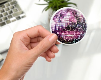 Disco Ball Sticker, Party Sticker, 70's Sticker